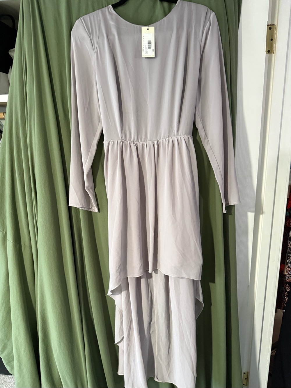 6 Shore Road Long Sleeve High-Low Dress in Light lavender
